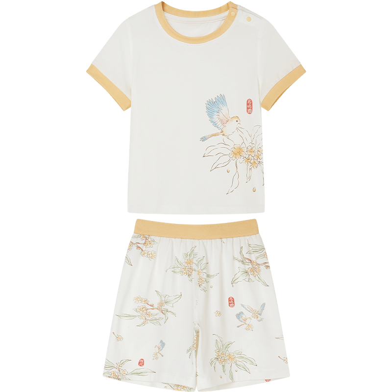 ibaby×outlast太空舱恒温短袖短裤儿童套装