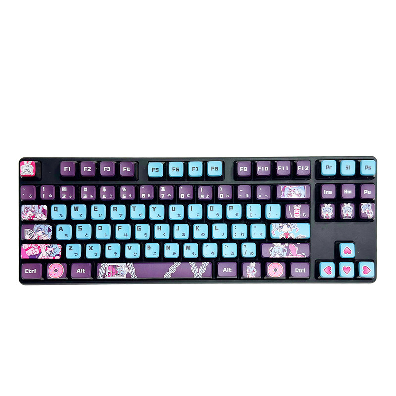 兔子洞四面透键帽PBT+PC