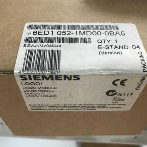 议价6ED1052-1MD00-0BA5 LOGO! 12/24RC CPU逻辑模块6ED10521MD00