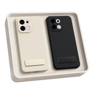 适用oppoA6手机壳A6Pro保护套A6GT/A6Max新款A6i带支架液态硅胶黑色OPPO5G全包防摔0pp0男opa女oppa软外壳后