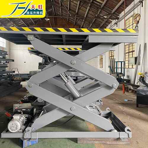 定制液压升降平台 简易固定剪叉式升降机液压固定式装卸货平台