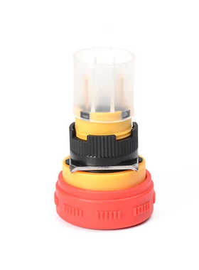 AH164Y-02ZSL 红色一体式急停按钮 长脚 四脚两常闭 安装孔16mm