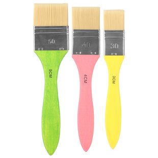 蒙玛特 油画刷丙烯颜料丙烯画笔水粉笔排笔初学者画画笔尼龙平头彩绘美术生专用刷子专业墙绘笔底刷画材套装