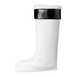 冬季女士雨鞋内胆长毛加绒内衬水鞋棉袜棉套保暖加厚防冻雨靴绒套