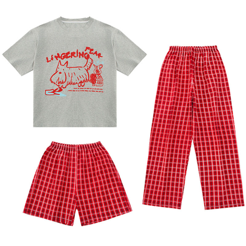 2025夏季新款女童睡家居服套装