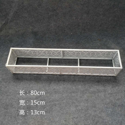 新婚庆道具铁艺长方形折叠花槽婚礼t台路引花泡沫板装饰仿真花品