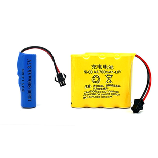 遥控玩具车充电电池组大容量4.8V6V7.2V8.4V9.6V3.7v18650锂14500