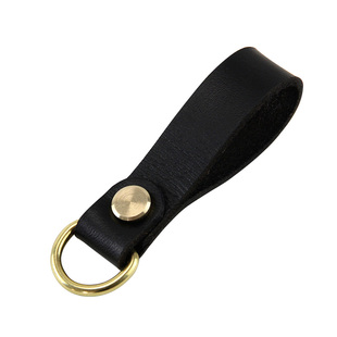 手工钥匙圈皮带圈头层牛皮环扣介子圈圈套环尾部固定皮环腰带配件