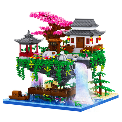 【热销爆款】桃花潭树屋积木