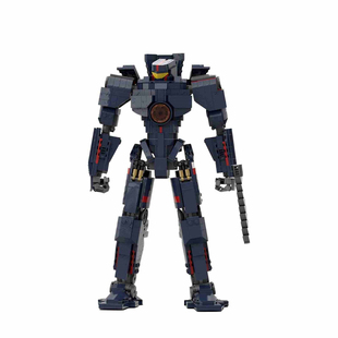 环太平洋机甲积木危险流浪者机器人尤里卡机器人拼插模型儿童玩具