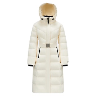 鹅绒|森马中国国家地理系列羽绒服女冬季长款三防加厚90绒子时尚