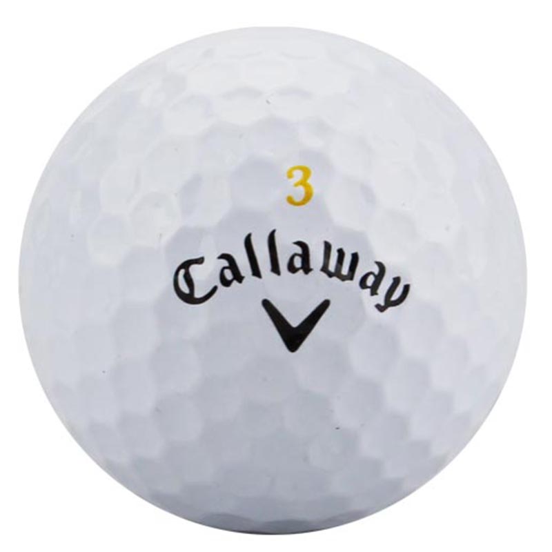 高尔夫球 下场比赛球 Callaway 2层球 9成新以上 50颗装 送球袋