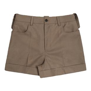 MHV ARCHIVE 澳洲精纺羊毛 女士西装卷脚短裤