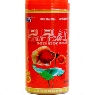 新达意鼎鼎红鱼粮增色增红鱼食血鹦鹉饲料发财鱼饲料1000g