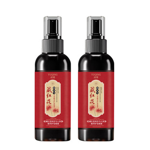 藏红花黑灵芝何首乌养发精华液免洗喷雾护发黑发喷雾