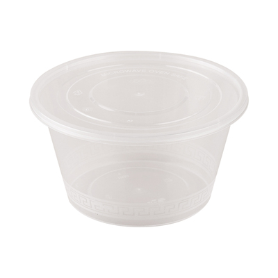 一次性饭盒打包盒圆形餐盒带盖