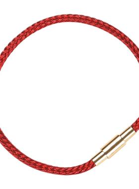 真皮手绳不锈钢丝红绳手链替换绳