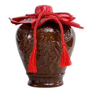 绍兴师爷黄酒 五年陈1.5L3斤小坛装手工冬酿花雕酒半干型糯米老酒