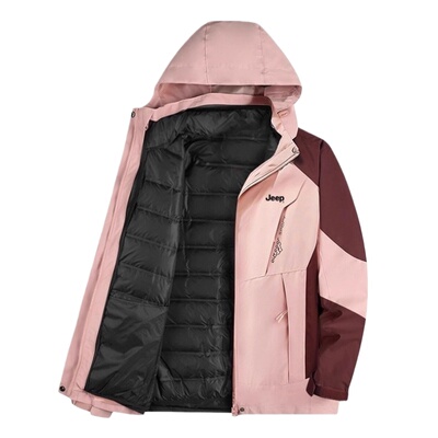 JEEP吉普中年妈妈装羽绒服外套