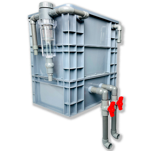 鱼马桶粪便收集器沉淀仓过滤系统滤鱼便分离器水族鱼缸排污免清洗