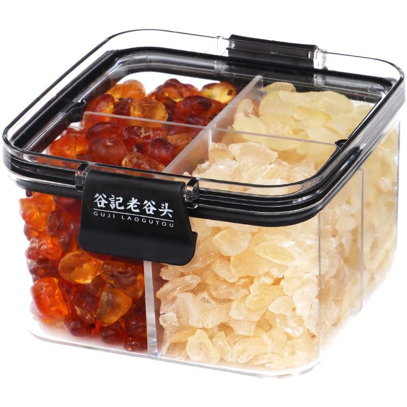 老谷头密封罐桃胶雪燕皂角米组合鲜炖品云南拉丝搭银耳羹桂圆食用