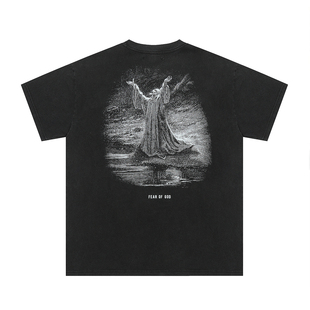 FEAR OF GOD FOG主线UNION小众潮牌美式宽松男女情侣半袖短袖T恤