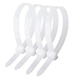 尼龙扎带10*250非标7.6MM宽塑料卡扣一拉得勒死狗强力扎带白/黑色