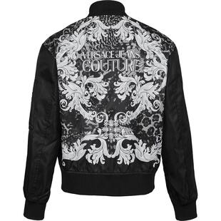 Versace/范思哲2025新款春秋季棒球服潮男个性潮流印花夹克外套男