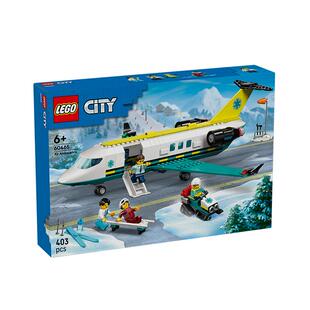LEGO乐高60465航空医疗救援飞机儿童拼搭积木玩具益智