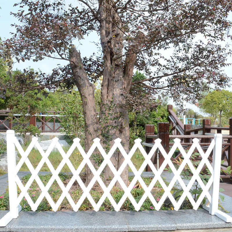 户外碳化防腐木栅栏伸缩篱笆室内幼儿园隔断装饰围栏植物角攀爬架