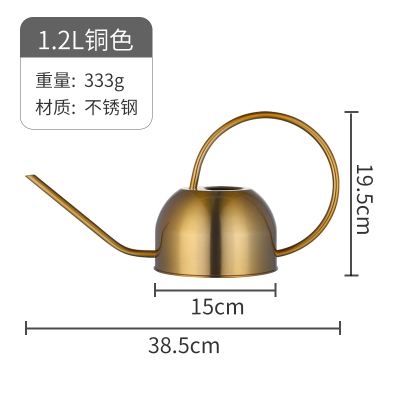 园艺不锈钢喷水壶长嘴浇花神器室内喷壶洒水壶家用喷水器淋花壶