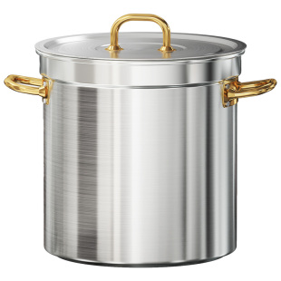 304不锈钢桶汤桶商用加厚带盖电磁炉卤锅熬汤家用圆水桶米桶油桶