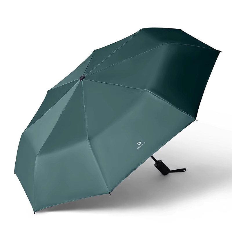 加大加厚雨晴两用便携黑胶雨伞