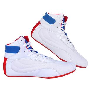 拳击鞋男女儿童摔跤鞋专业散打鞋室内健身房格斗训练鞋少儿搏击鞋