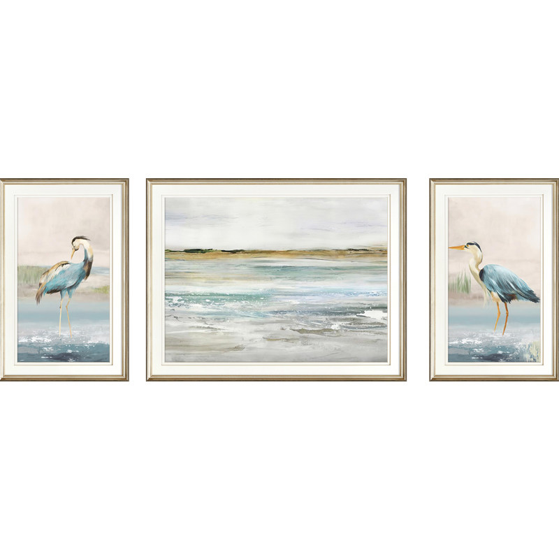 背景意式简美风大海帆船装饰画