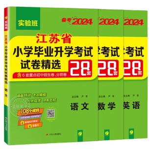 2026新版小升初江苏省小学毕业升学分班考试试卷精选28套卷语文数学英语六年级下册毕业升学系统总复习资料苏教版真题卷必刷题春雨