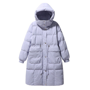 帽子可拆卸300大码羽绒服女200斤胖mm冬季中长款孕妇加厚外套250