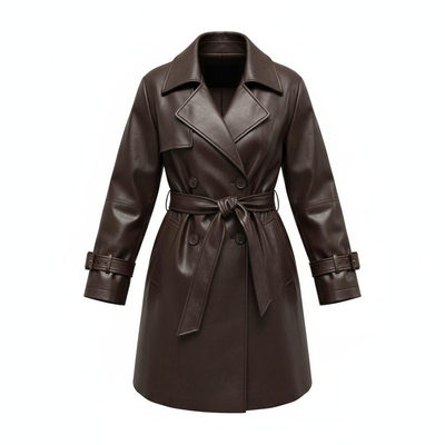 韩版洋气显瘦气质收腰风衣羽绒服