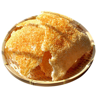 农家锅巴非油炸手工大米柴火土灶老灶老式安徽特产原味小零食小吃