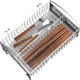 消毒柜筷子收纳盒筷笼不锈钢厨房筷子篮家用沥水筷子篓勺子置物架