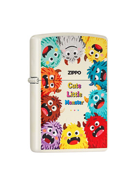 ZIPPO打火机哑漆彩印小怪兽
