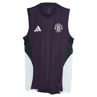 SFS阿迪达斯Adidas25/26曼联无袖训练服赛前比赛热身足球服JP3110
