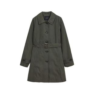 伦敦雾春夏新品英伦风衣款外套女士单排扣翻领商务中款通勤上衣女