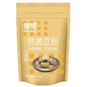 慧员0蔗糖熟黄豆粉即食