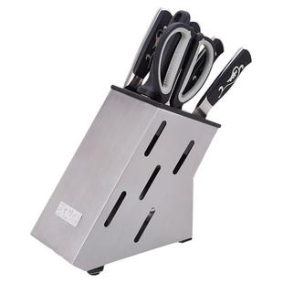 正士作金门炮弹钢菜刀全套厨房刀具套刀不锈钢菜刀套装七件套家用