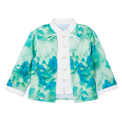 儿童合唱中国风演出服上春山汉服