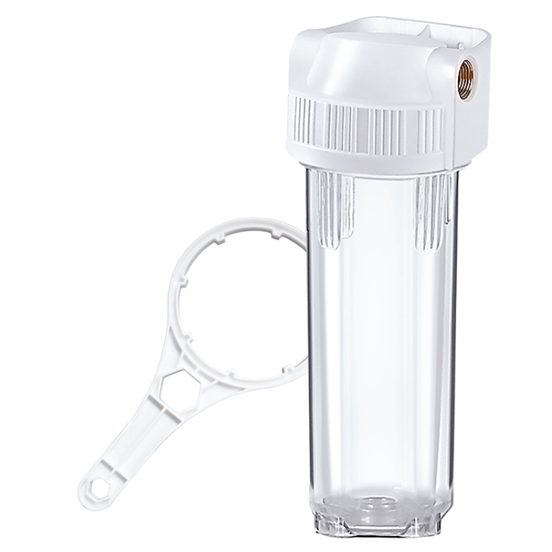 单级透明瓶前置过滤净水器饮水机水路保护器鱼缸pp棉家用10寸配件