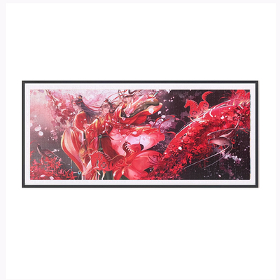 3DJP实木铝合金拼图相框挂墙留白