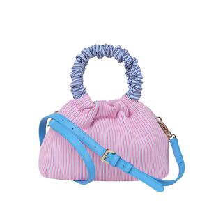 KNITFANATICS狂织分子棒棒糖单肩包针织云朵包马卡龙色飞织包