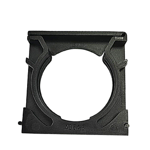 尼龙波纹管固定座带盖支架连体管夹组合式软管卡扣五金工具PA新料